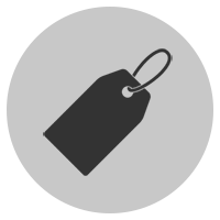 price tag ribbon icon